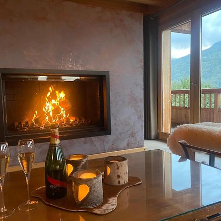 Chalet & Spa Alpaga Manigod Buitenkant foto