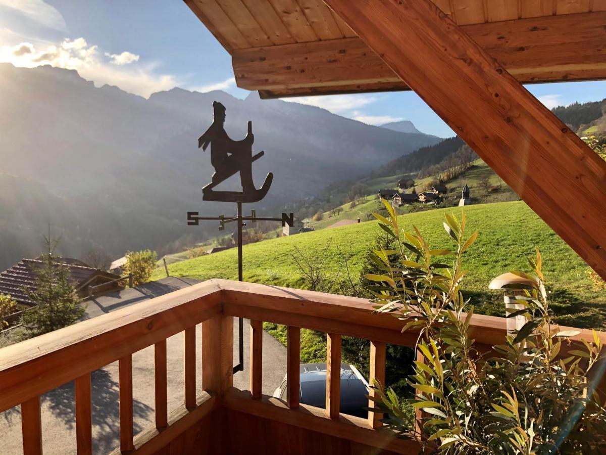 Chalet & Spa Alpaga Manigod Buitenkant foto
