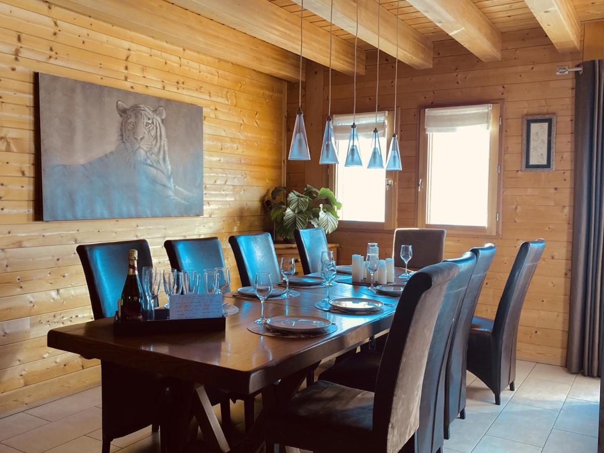 Chalet & Spa Alpaga Manigod Buitenkant foto