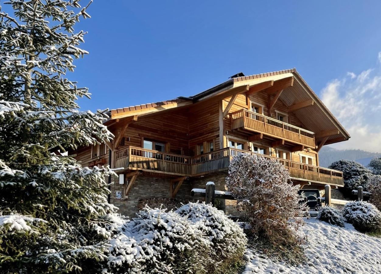 Chalet & Spa Alpaga Manigod Buitenkant foto
