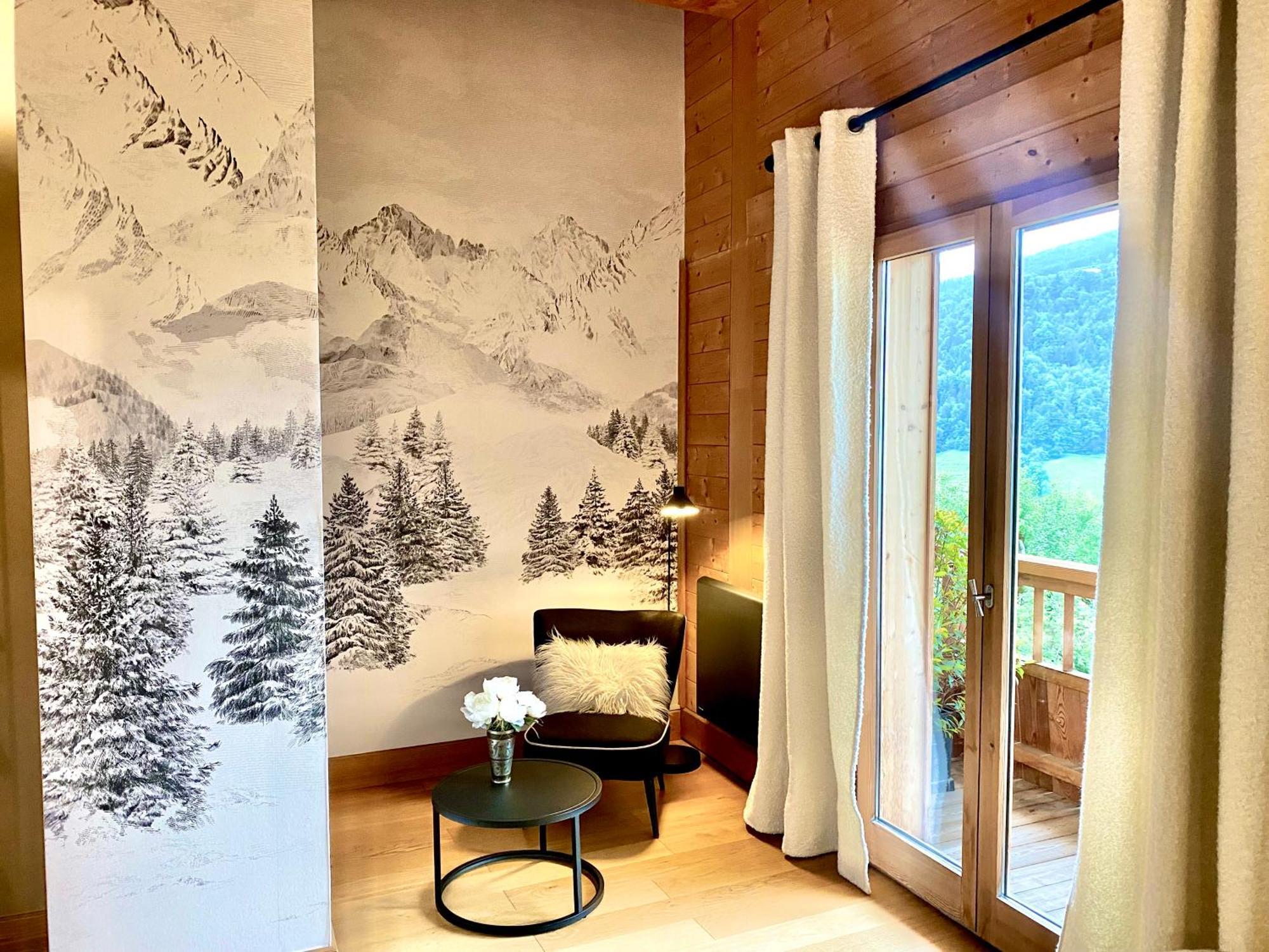Chalet & Spa Alpaga Manigod Buitenkant foto